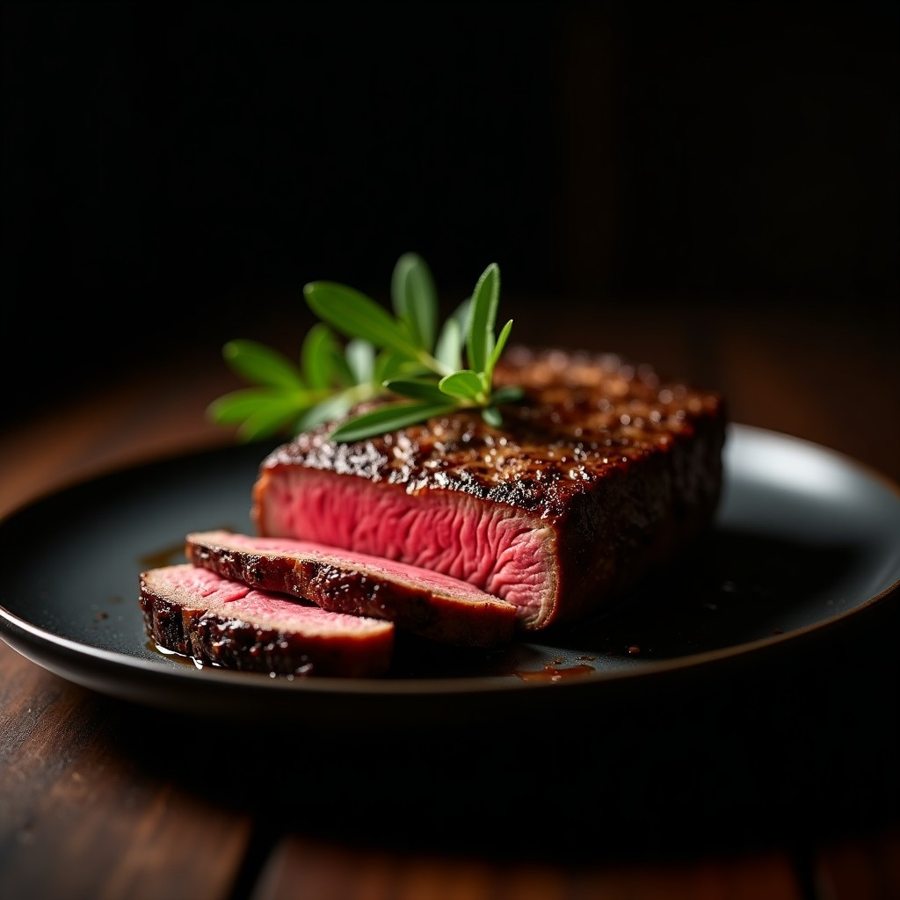 Dry-aged over oak