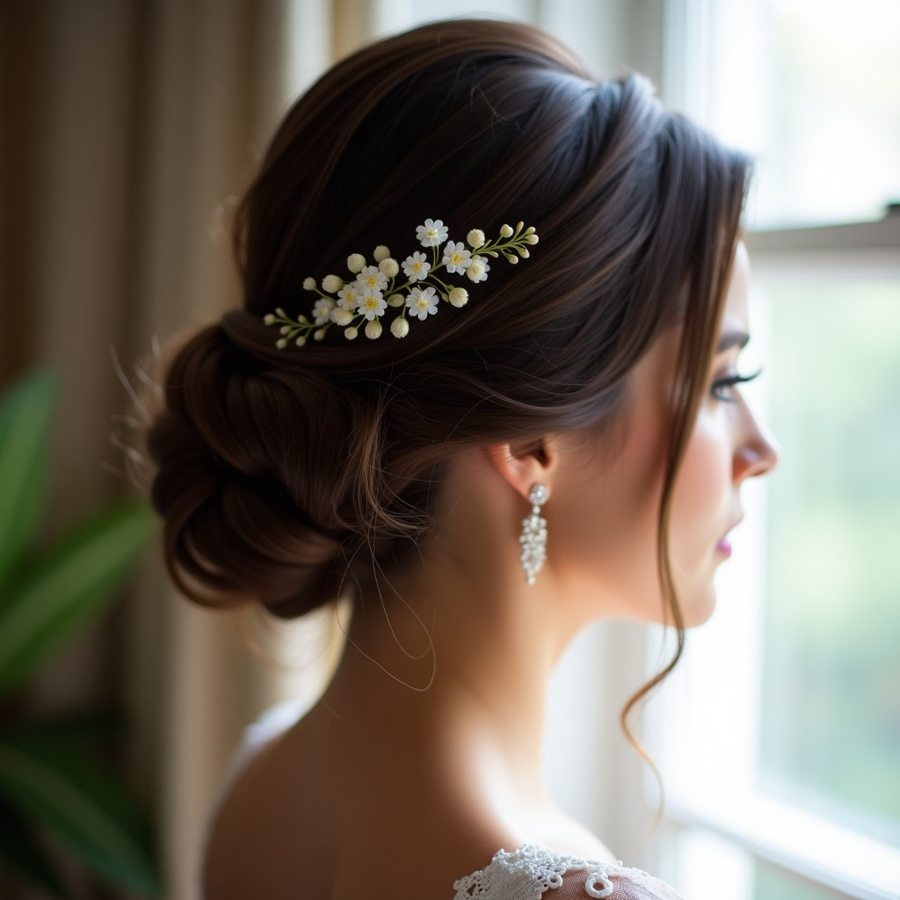 Bridal updo